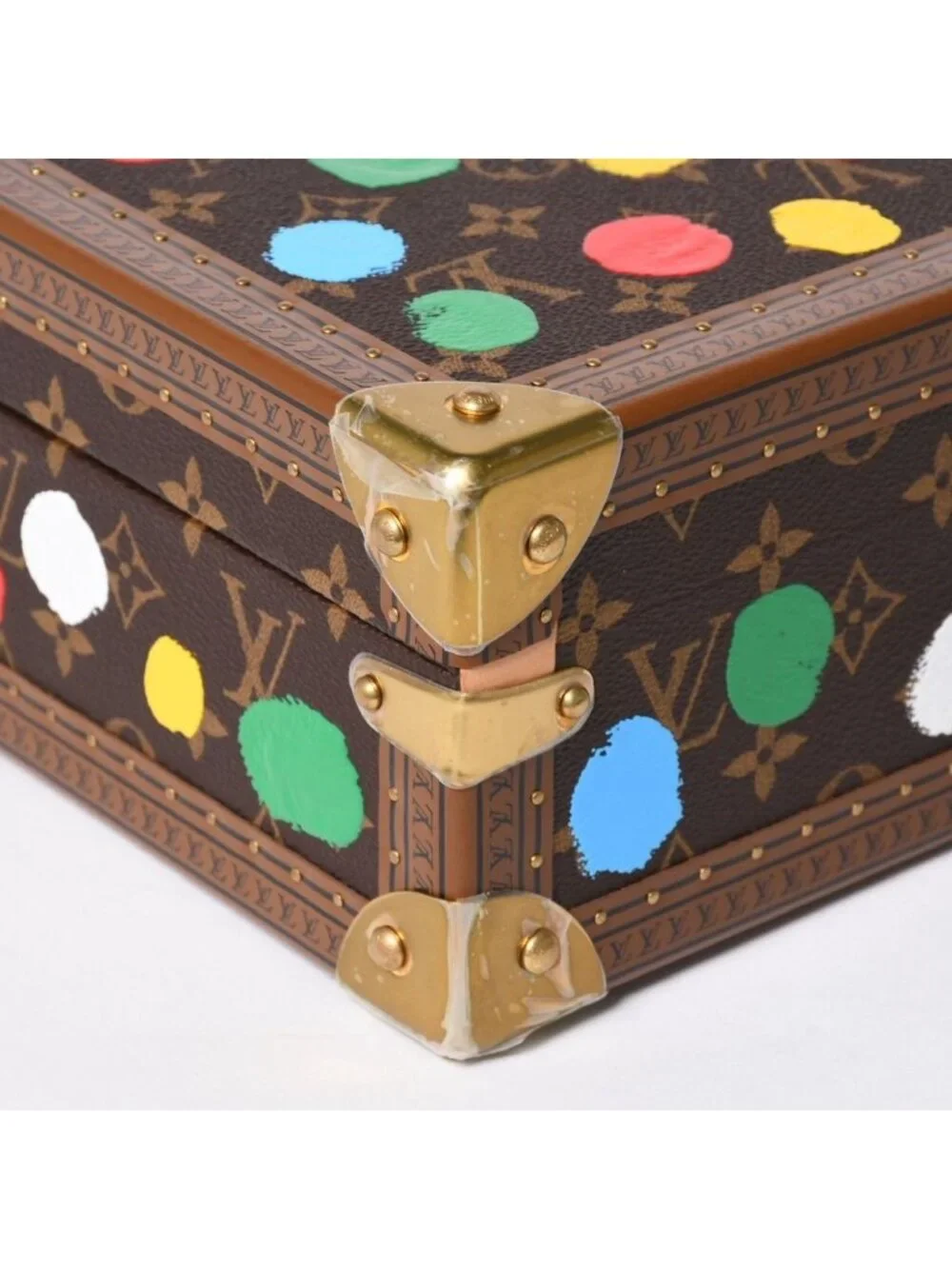 Louis Vuitton Super Rare Watch Trunk LV YK Yayoi Kusama Coffret